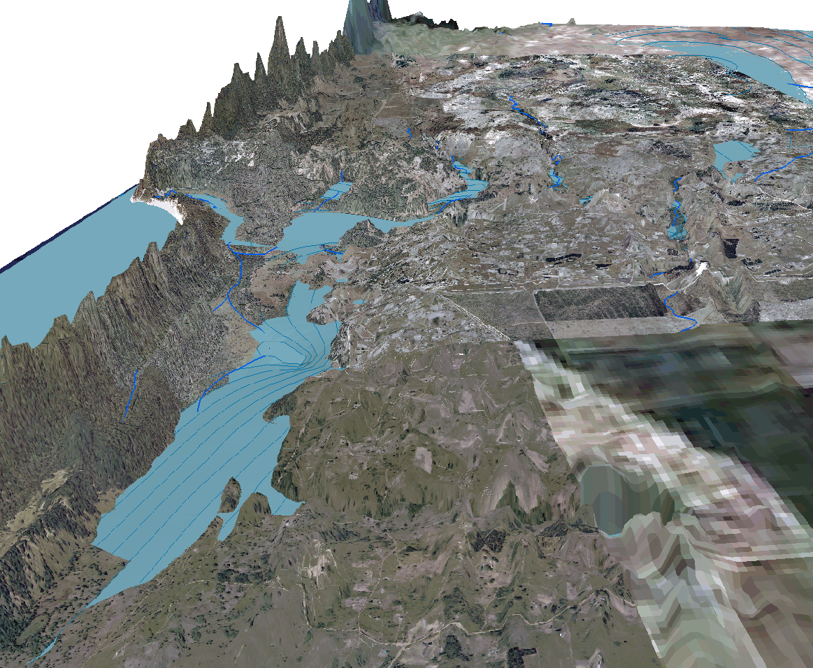 3D image of catchment