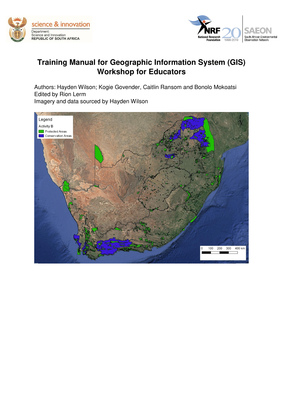 Geographic Information System (GIS) Educator Training Manual — Dirisa ...